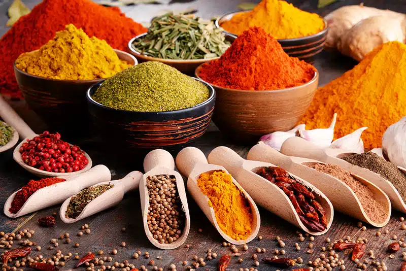 Colourful Indian spices